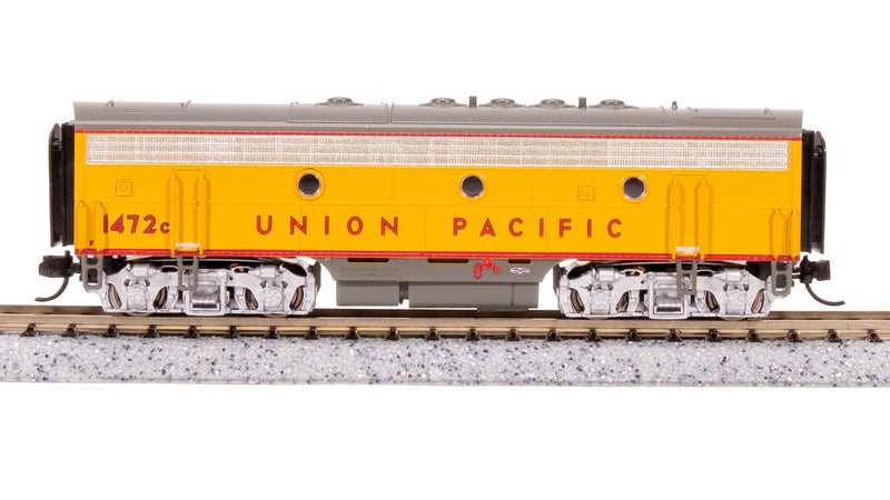 BLI 7762 EMD F7 AB, UP 1472/1472C, Yellow & Gray, A-unit Paragon4 Sound/DC/DCC, Unpowered B, N