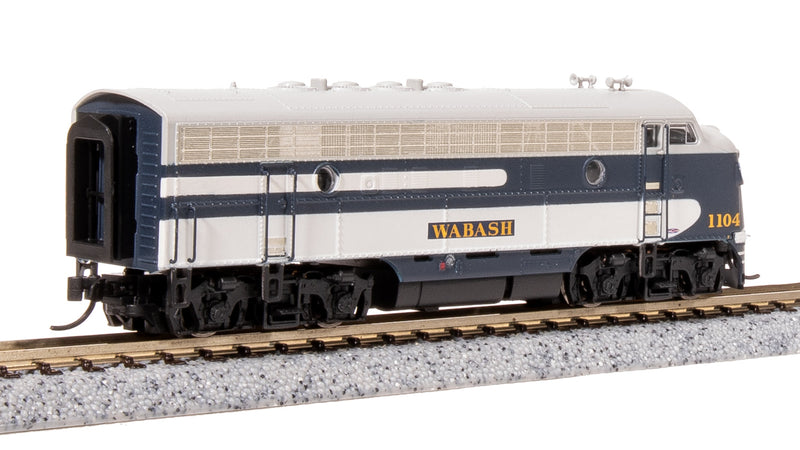 BLI 9098 EMD F7A, WAB 1104, As-Delivered, No-Sound / DCC-Ready, N