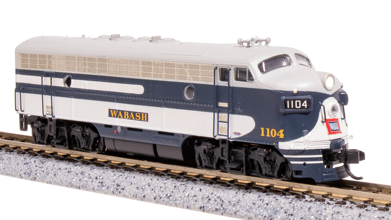 BLI 9098 EMD F7A, WAB 1104, As-Delivered, No-Sound / DCC-Ready, N