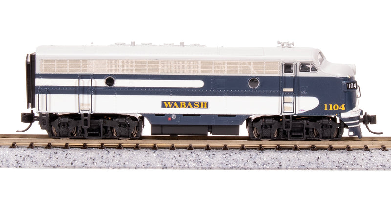 BLI 9098 EMD F7A, WAB 1104, As-Delivered, No-Sound / DCC-Ready, N