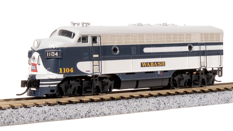 BLI 9098 EMD F7A, WAB 1104, As-Delivered, No-Sound / DCC-Ready, N