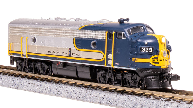 BLI 9072 EMD F7A, ATSF 335, Bluebonnet, No-Sound / DCC-Ready, N