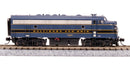 BLI 7766 EMD F7A, B&O 4500, Blue/Black/Gold, Paragon4 Sound/DC/DCC, N