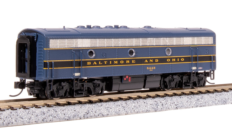 BLI 9075 EMD F7B, B&O 5456, Blue/Black/Gold, No-Sound / DCC-Ready, N