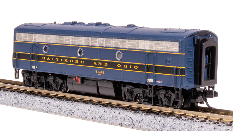 BLI 9075 EMD F7B, B&O 5456, Blue/Black/Gold, No-Sound / DCC-Ready, N