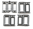 American Limited HO 9860 Working Diaphragm Kits for Athearn Genesis F7 A&B Unit Diesels, 1 Pair, Black