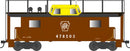 Bowser 43415 HO PRR Class N8 Steel Center-Cupola Cabin Car (Caboose) - Ready to Run -- Pennsylvania Railroad