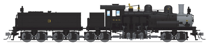 PREORDER BLI 8253 Class D 4-truck Shay, C&O