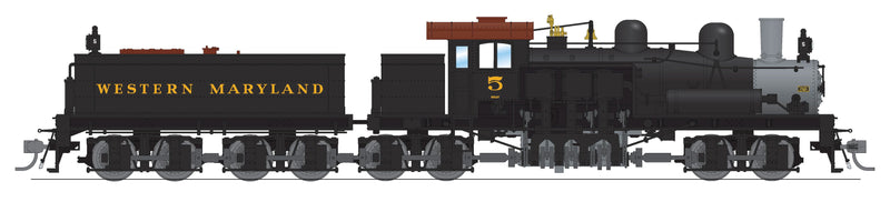 PREORDER BLI 7818 Class D 4-truck Shay, WM