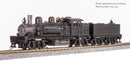 BLI 7820 Class D 4-truck Shay, Unlettered, Painted Black, Paragon4 Sound/DC/DCC, Smoke, HO