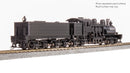BLI 7820 Class D 4-truck Shay, Unlettered, Painted Black, Paragon4 Sound/DC/DCC, Smoke, HO