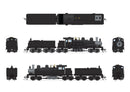 BLI 7820 Class D 4-truck Shay, Unlettered, Painted Black, Paragon4 Sound/DC/DCC, Smoke, HO