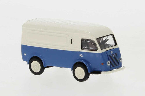 Brekina HO 14652 1950 Renault Goelette Cargo Van, White, Blue