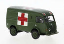 PREORDER Brekina HO 14670 1950 Renault Goelette Cargo Van, Military Red Cross Ambulance | 21.24