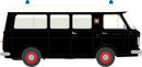 Brekina HO 34409 1967-1983 Fiat 238 Passenger Van, Black, White