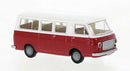 PREORDER Brekina HO 34416 1967-1983 Fiat 238 Passenger Van, Red | 22.09