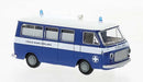 PREORDER Brekina HO 34418 1967-1983 Fiat 238 Passenger Van, Croce Bianca Milano | 24.64