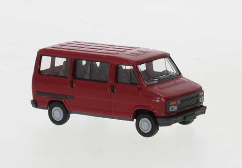Brekina HO 34907 1982 Citroen C25 Passenger Van, Red