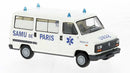 PREORDER Brekina HO 34915 1982 Peugeot J5 Passenger Van, Samu de Paris Ambulance | 24.64