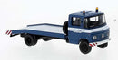 PREORDER Brekina HO 36736 1969 Mercedes-Benz L608D Flatbed Tow Truck, MB Service | 32.29