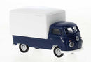 PREORDER Brekina HO 32856 1960-1963 Volkswagen Pritsche T1b Crew-Cab Pickup with Cover, Dark Blue | 22.09