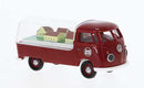 PREORDER Brekina HO 32863 1960-1963 Volkswagen Pritsche T1b Crew-Cab Flatbed with Clear Cap, LGB | 25.49