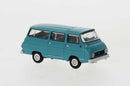 Brekina HO 30801 1969 Skoda 1203 Passenger Van, Turquoise