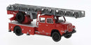 PREORDER Brekina HO 45160 1967 MAN 520H DLK 30 Fire Ladder, Red, Black, Silver | 50.99