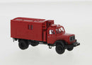 Brekina HO 46435 Magirus 120 A GKW Personnel Truck, Red, Black