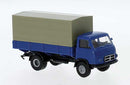 Brekina HO 43224 1959-1961 Borgward B 655 Low-Sided Delivery Truck, Blue, Taupe