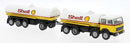 PREORDER Brekina HO 58555 1960s Fiat 690 Millepiedi Tank Truck and Trailer, Shell | 53.54