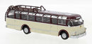 PREORDER Brekina HO 58065 1950s Saurer 5 GVF-U Intercity Bus, Ivory, Maroon | 37.39