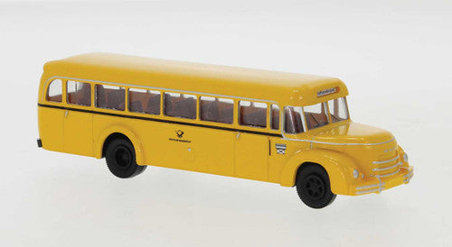 Brekina HO 59222 1952 MAN MKN Rundhauber/Round Hood Bus, German Post