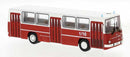 PREORDER Brekina HO 59807 1973 Ikarus 260 Bus, Leipzig, Germany, Airport Fire Department | 40.79