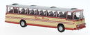 PREORDER Brekina HO 59940 1973 Fleischer S5 Bus, Beige, Blue, Gray | 45.04