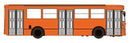 PREORDER Brekina HO 59950 1972 Fiat 418 Bus, Orange, Gray | 44.19
