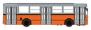 PREORDER Brekina HO 59951 1972 Fiat 418 Bus, Orange, Gray, Black | 44.19