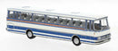 PREORDER Brekina HO 56051 1970 Setra S 150 H Reisebus Tour Bus, White, Blue, Red | 43.34