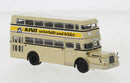 Brekina HO 61205 IFA Do56 Double-Deck Bus, Madgeburg, Germany, Kino Ads