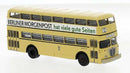 PREORDER Brekina HO 61259 1960s Bussing D2U Double-Deck Bus, BVG (Berliner Morgenpost Ad) | 43.34