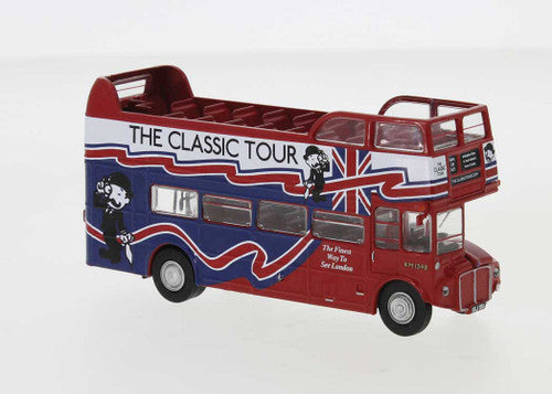 Brekina HO 61103 AEC Routemaster Double-Deck Bus with Open Roof, Classic Tour