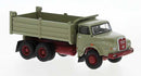PREORDER Brekina HO 78105 1972 MAN 26.280 DHAK Dump Truck, Beige-Gray, Red | 34.84