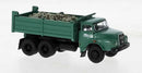 PREORDER Brekina HO 78107 1972 MAN 26.280 DHAK Dump Truck with Load, Schwarzbau | 38.24