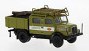 Brekina HO 71759 IFA S 4000-1 Crew-Cab Low-Side Truck with Load, Fortschritt Service