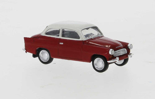 Brekina HO 27457 1959-1971 Skoda Octavia 2-Door, Red