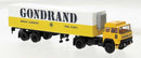 PREORDER Brekina HO 83285 1974 Magirus 310 D SZM Tractor with Reefer Trailer, Gondrand | 38.24