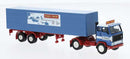 PREORDER Brekina HO 85685 1972 Volvo F89 Tractor with Van Trailer, Rynart | 41.64