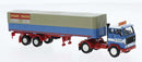 PREORDER Brekina HO 85686 1972 Volvo F89 Tractor with Covered Low-Side Trailer, Rynart | 41.64