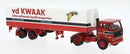 PREORDER Brekina HO 85688 1972 Volvo F89 Tractor with Van Trailer, Kwaak (Modern) | 46.74