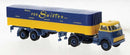 PREORDER Brekina HO 85238 DAF DO 2000 Semi Tractor with Low-Side Trailer and Cover, van Swieten | 38.24
